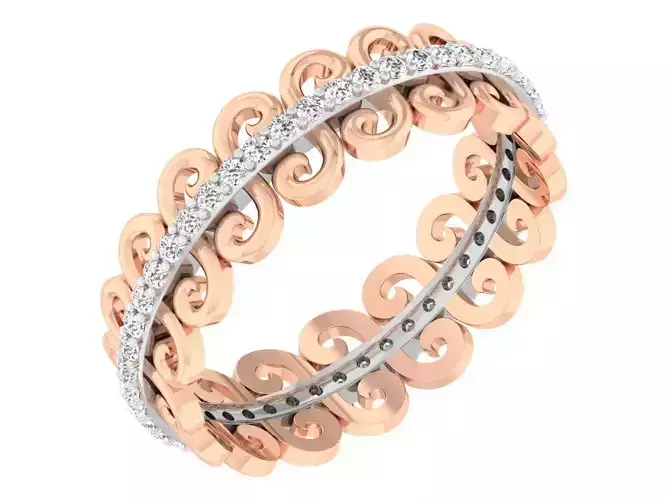 Wedding Engagement Women Etarnaty Band Ring