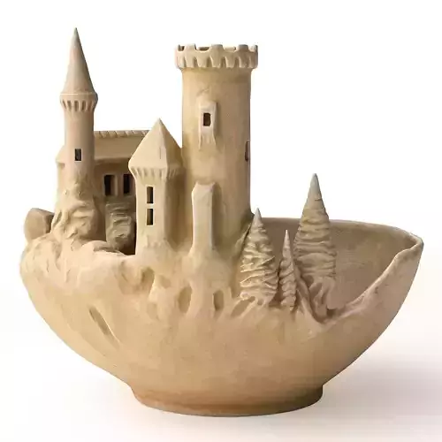 Clay sculpture 3D model
