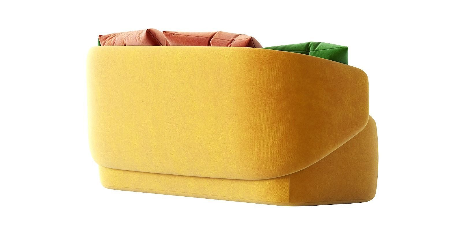 Crescent Sofa 3D model_9