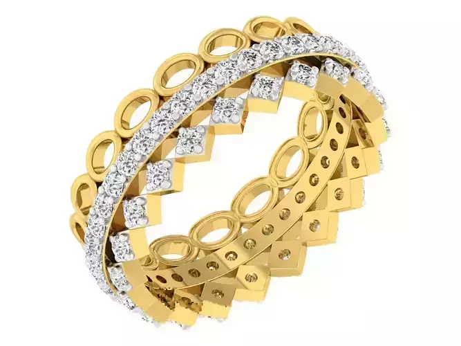 Wedding Engagement Women Etarnaty Band Ring