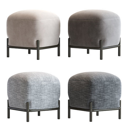 Pouf Pawai 3D model