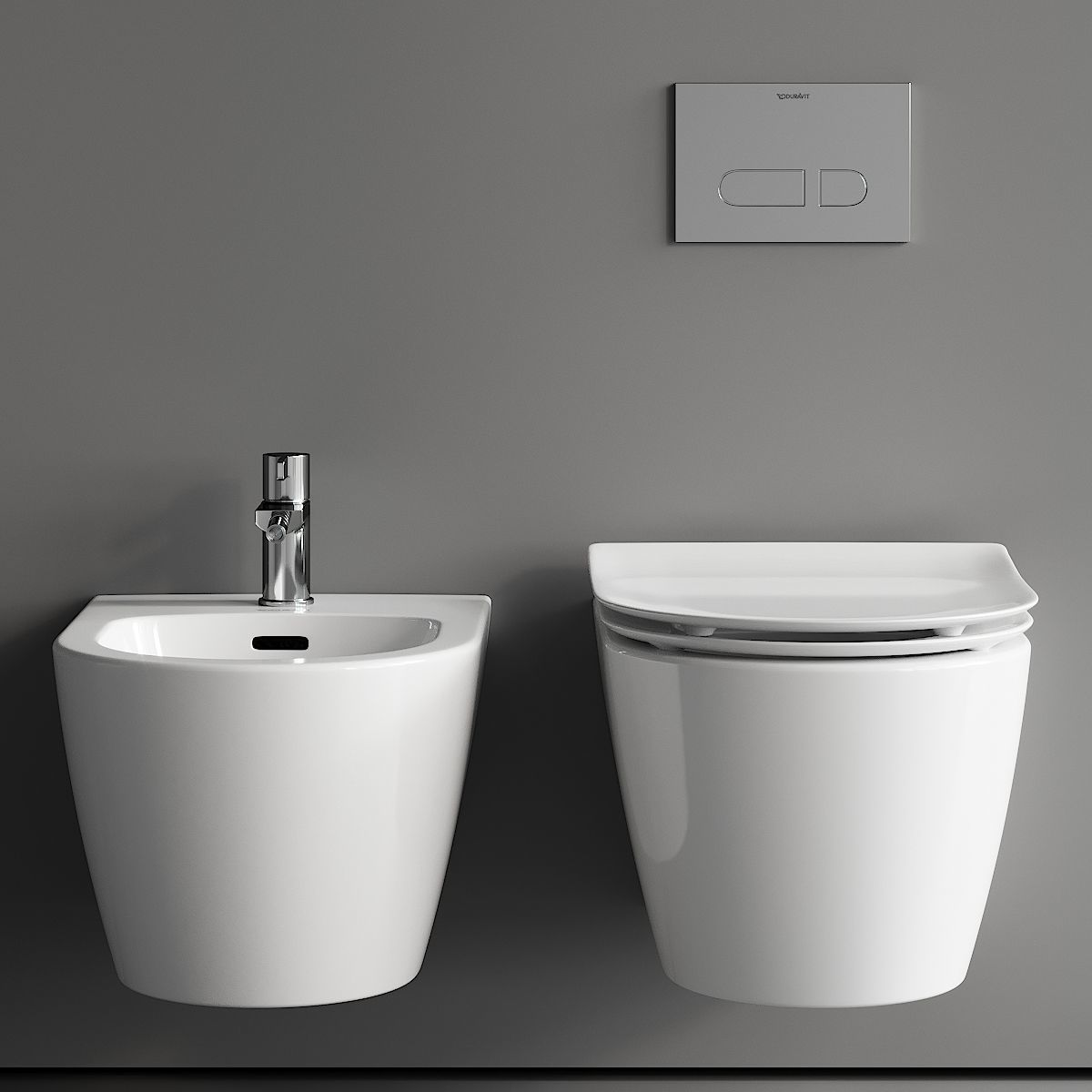 Duravit Soleil Wall-Hung WC 3D model_3