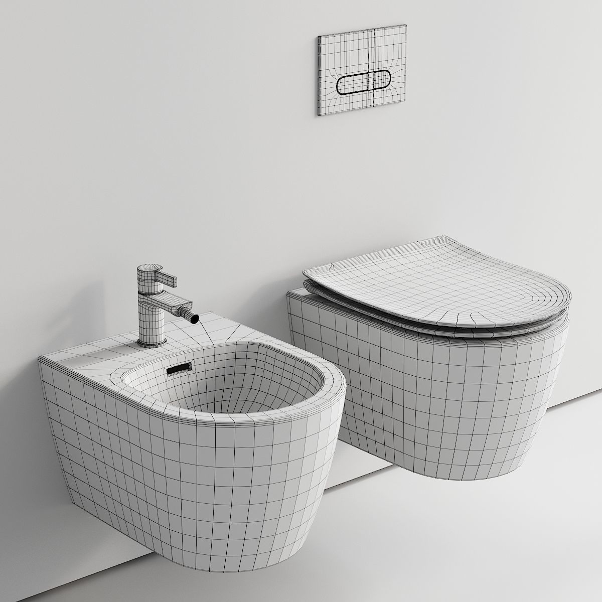 Duravit Soleil Wall-Hung WC 3D model_4