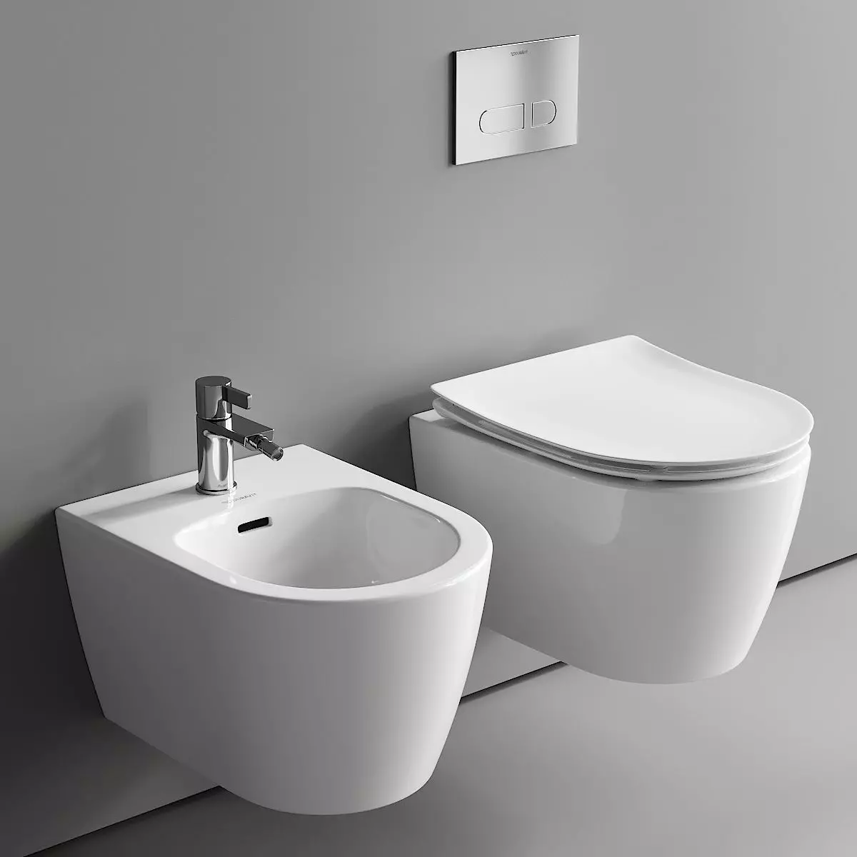 Duravit Soleil Wall-Hung WC 3D model_0
