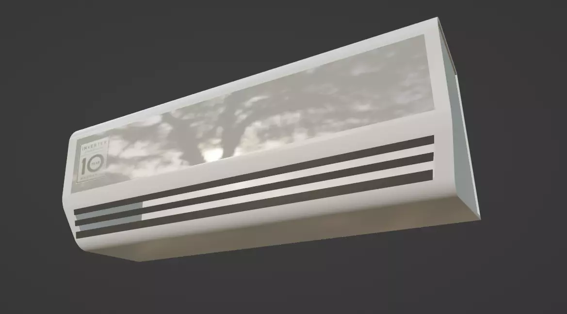 Air Conditioner Low poly Model Free  Free 3D model_0