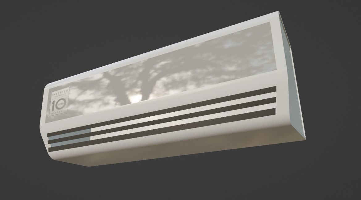 Air Conditioner Low poly Model Free free 3D model | CGTrader