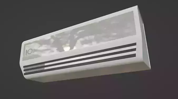 Air Conditioner Low poly Model Free 