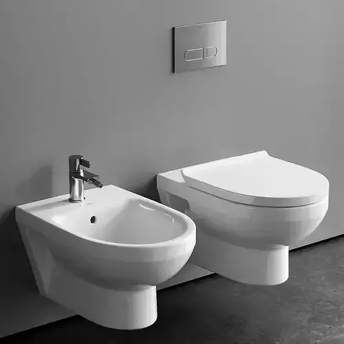  Duravit NO 1 Wall-Hung WC 3D model