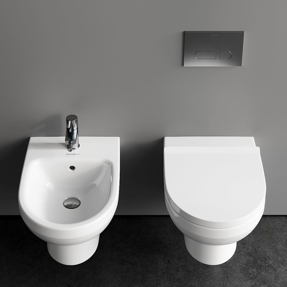 Duravit NO 1 Wall-Hung WC 3D model_2
