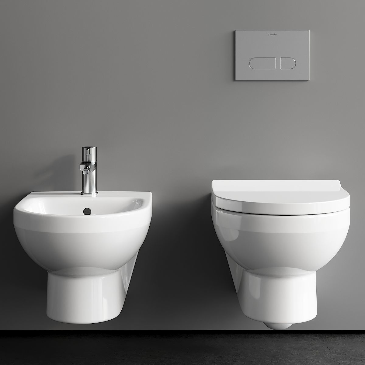 Duravit NO 1 Wall-Hung WC 3D model_3