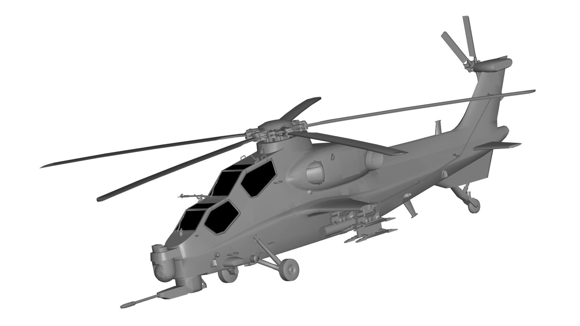 CAIC Z-10 3D model_1