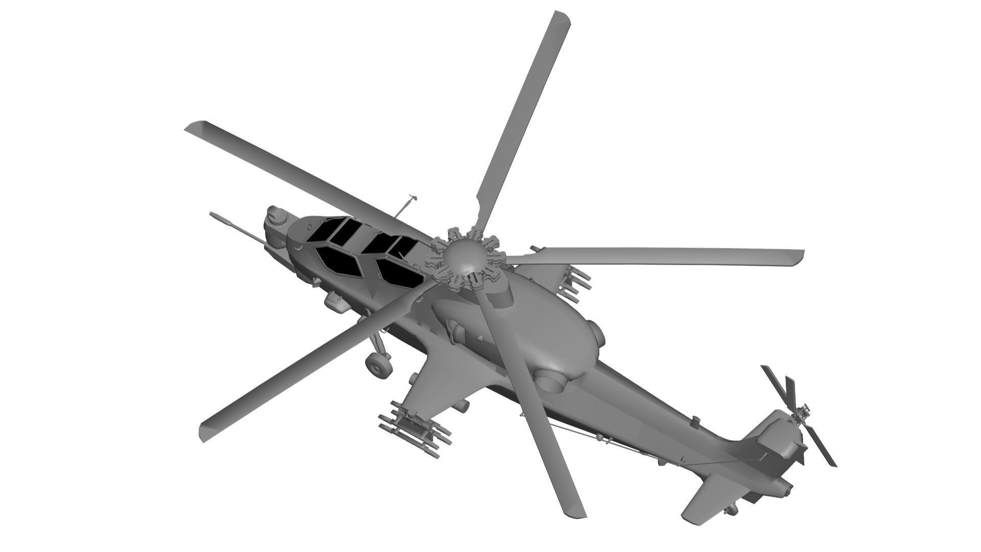 CAIC Z-10 3D model_4