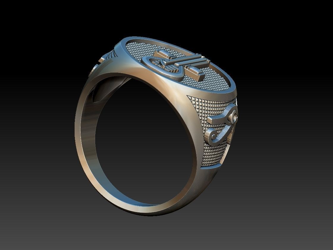 Ankh Ring - Ansata  3D print model_7