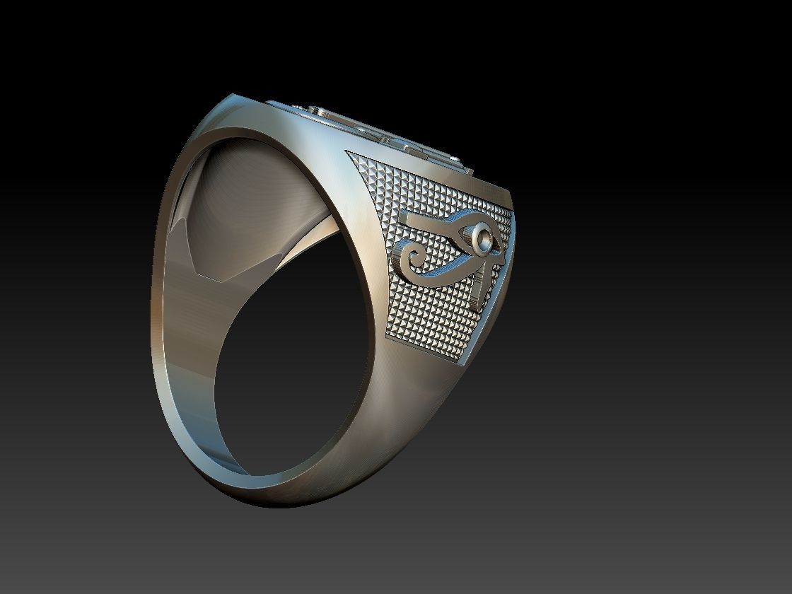 Ankh Ring - Ansata  3D print model_6