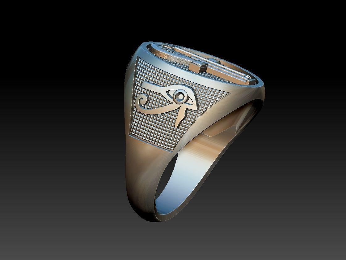 Ankh Ring - Ansata  3D print model_5
