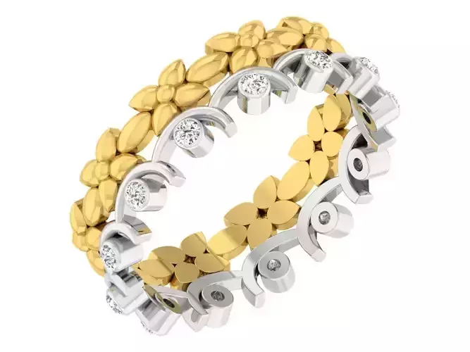 Wedding Engagement Women Etarnaty Band Ring