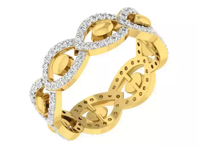 Wedding Engagement Women Etarnaty Band Ring