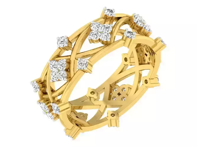 Wedding Engagement Women Etarnaty Band Ring