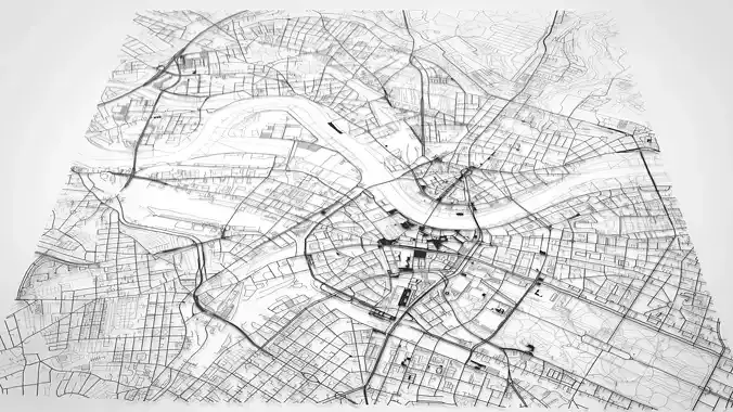 Streets and roads Drezden Germany