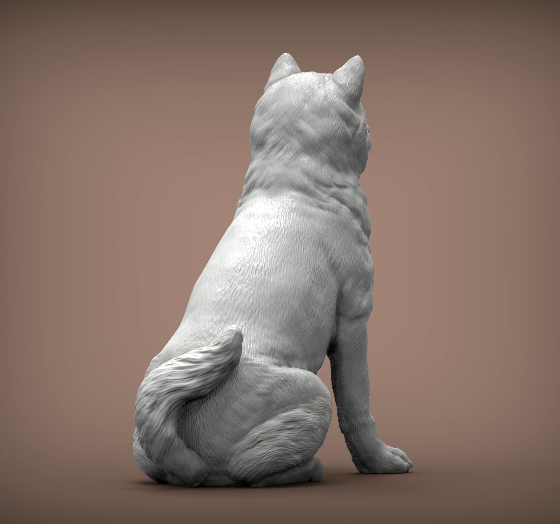 shiba inu 3D print model_6