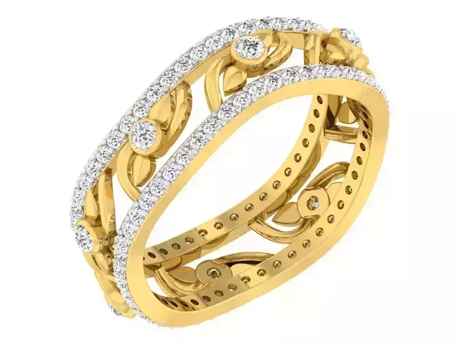 Wedding Engagement Women Etarnaty Band Ring