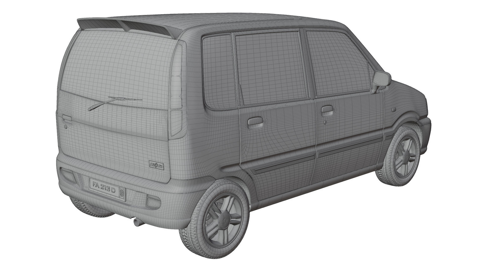 Perodua Kenari 3D model_5
