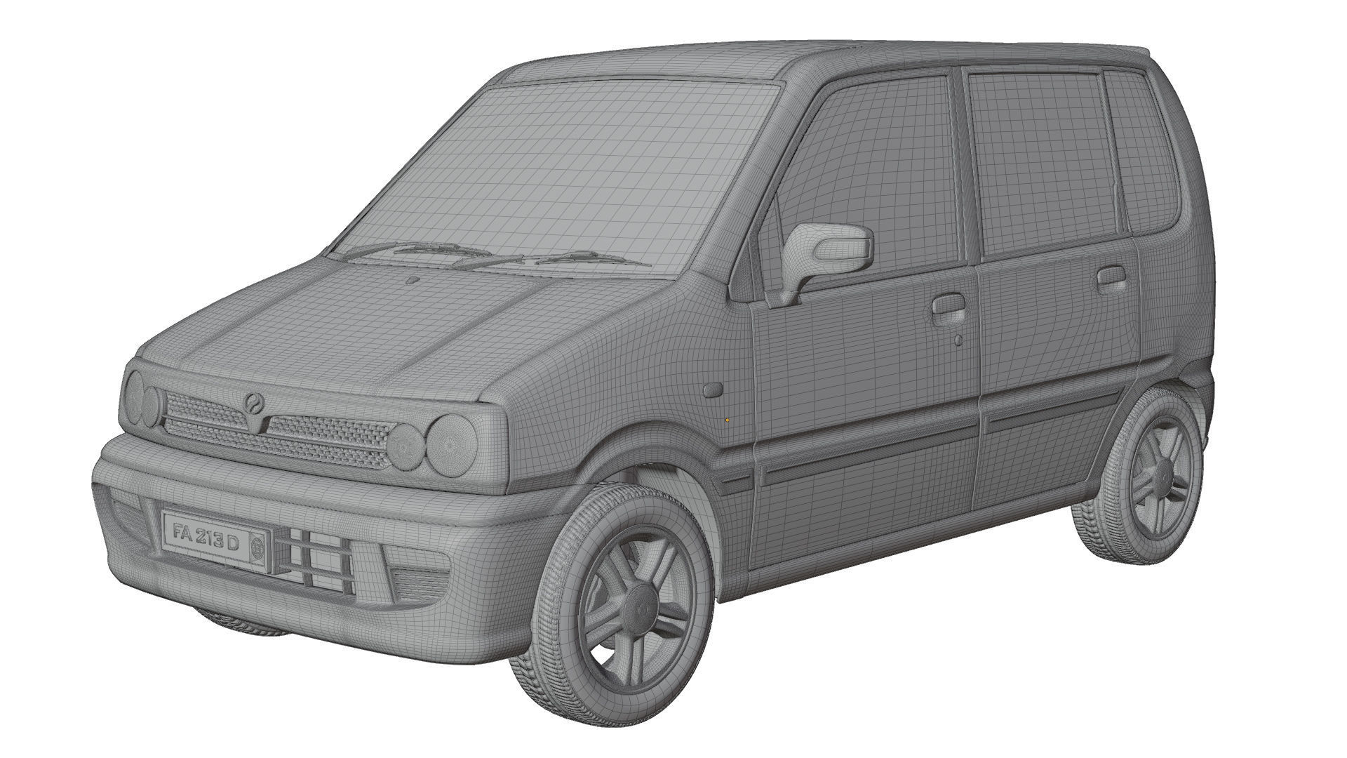 Perodua Kenari 3D model_3