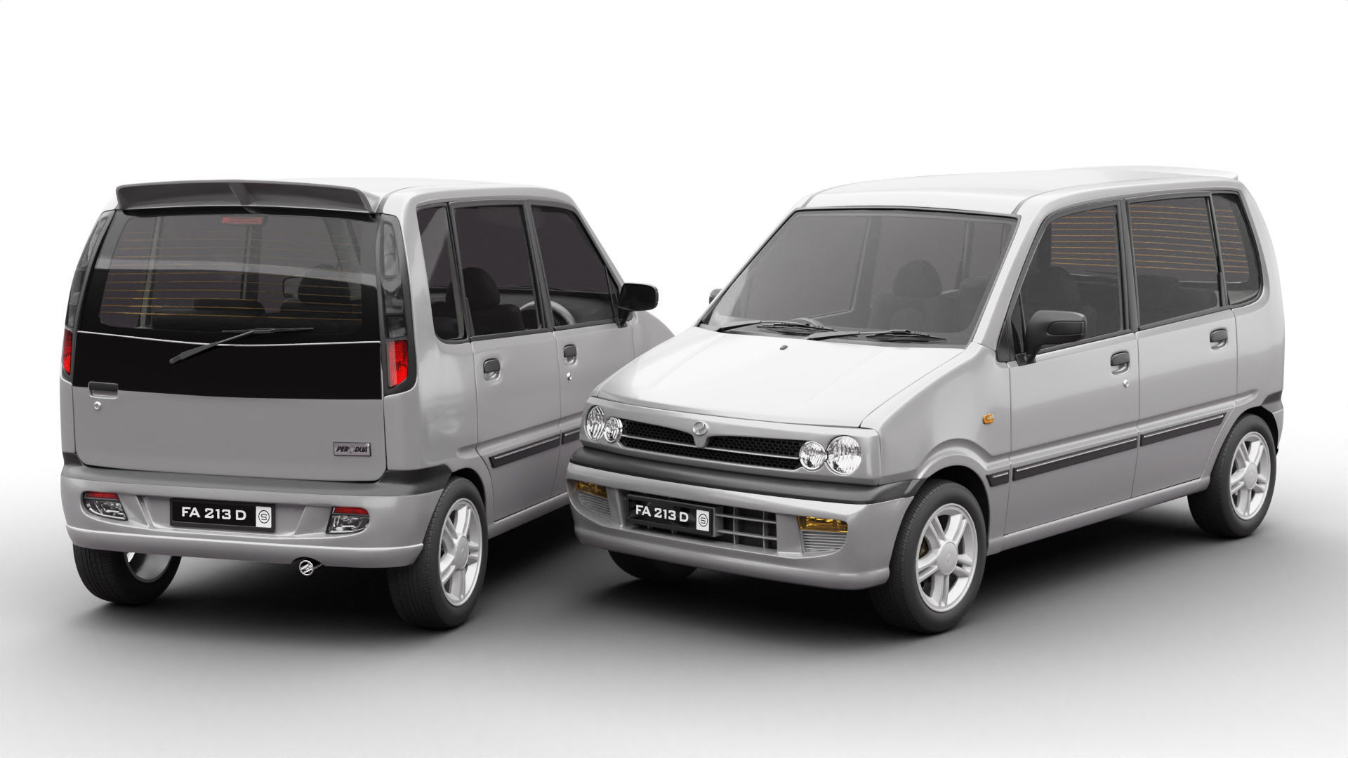 Perodua Kenari 3D model_1