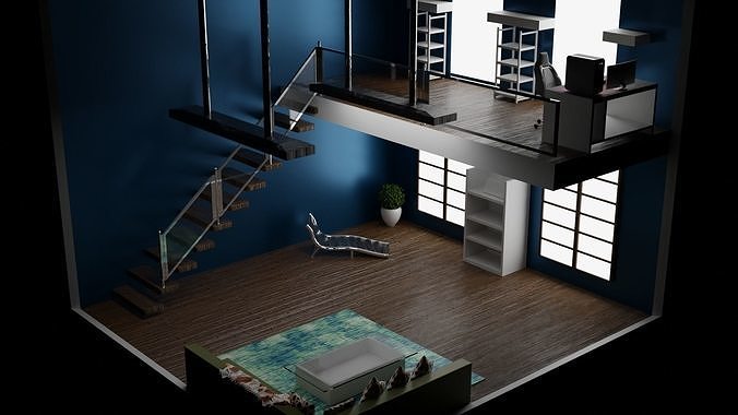 Simple room 3D model