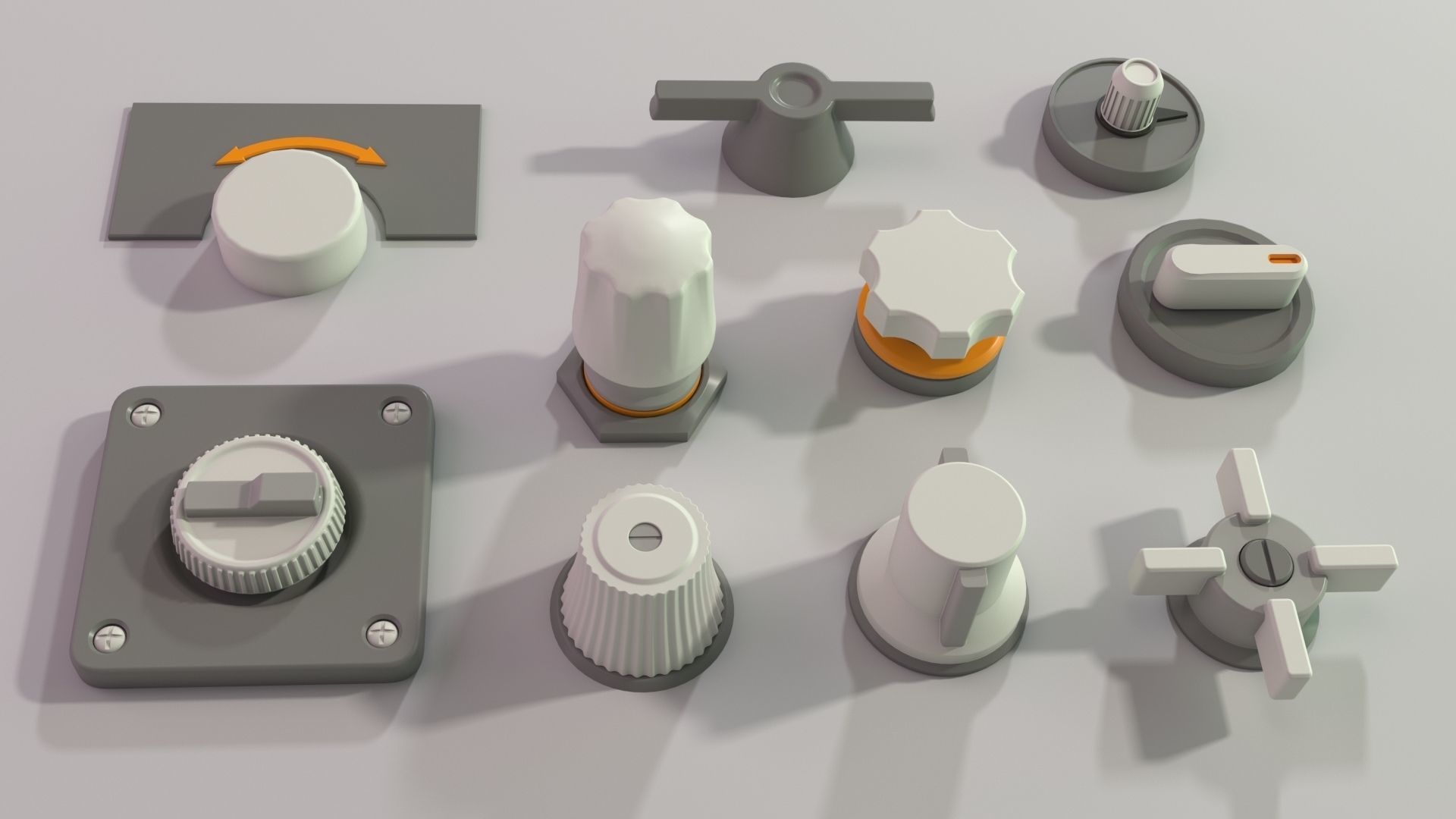 Industrial Kitbash - 2 - 105 pieces 3D model_10