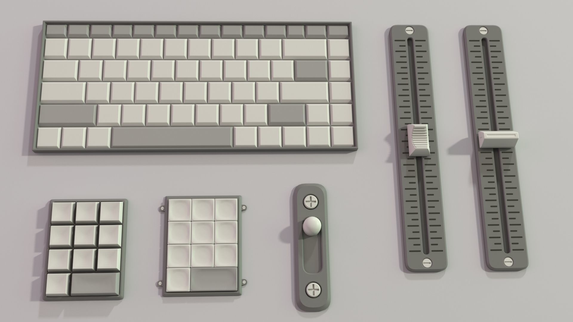 Industrial Kitbash - 2 - 105 pieces 3D model_7