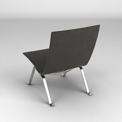 Poul Kjaerholm Style PK22 Chair 3D model 4