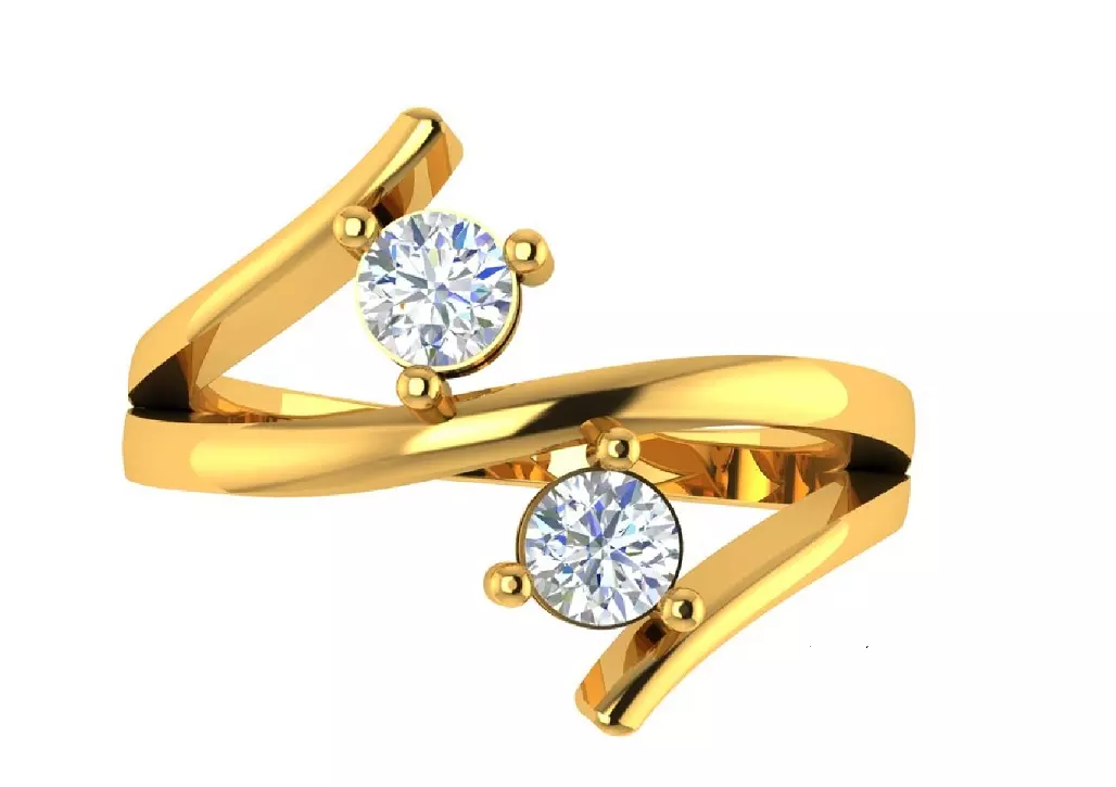 Classic Two Diamond STL printable File 3D print model