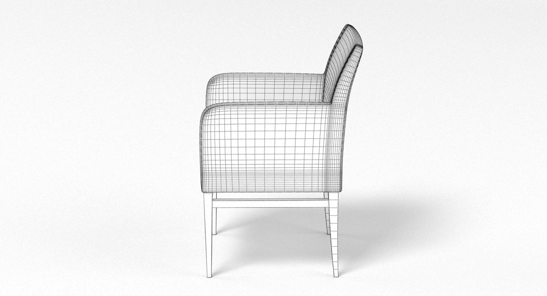 Dining Chair 3 3D model_9