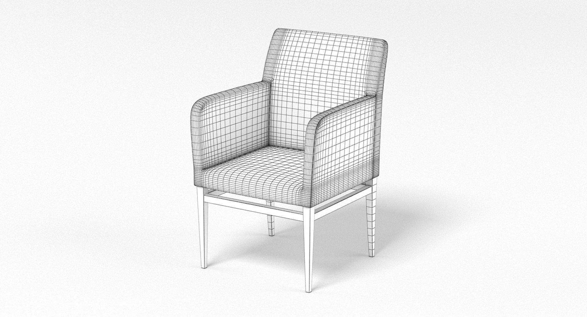 Dining Chair 3 3D model_7