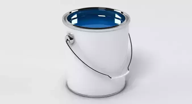 Bucket of Paint 2 3D model