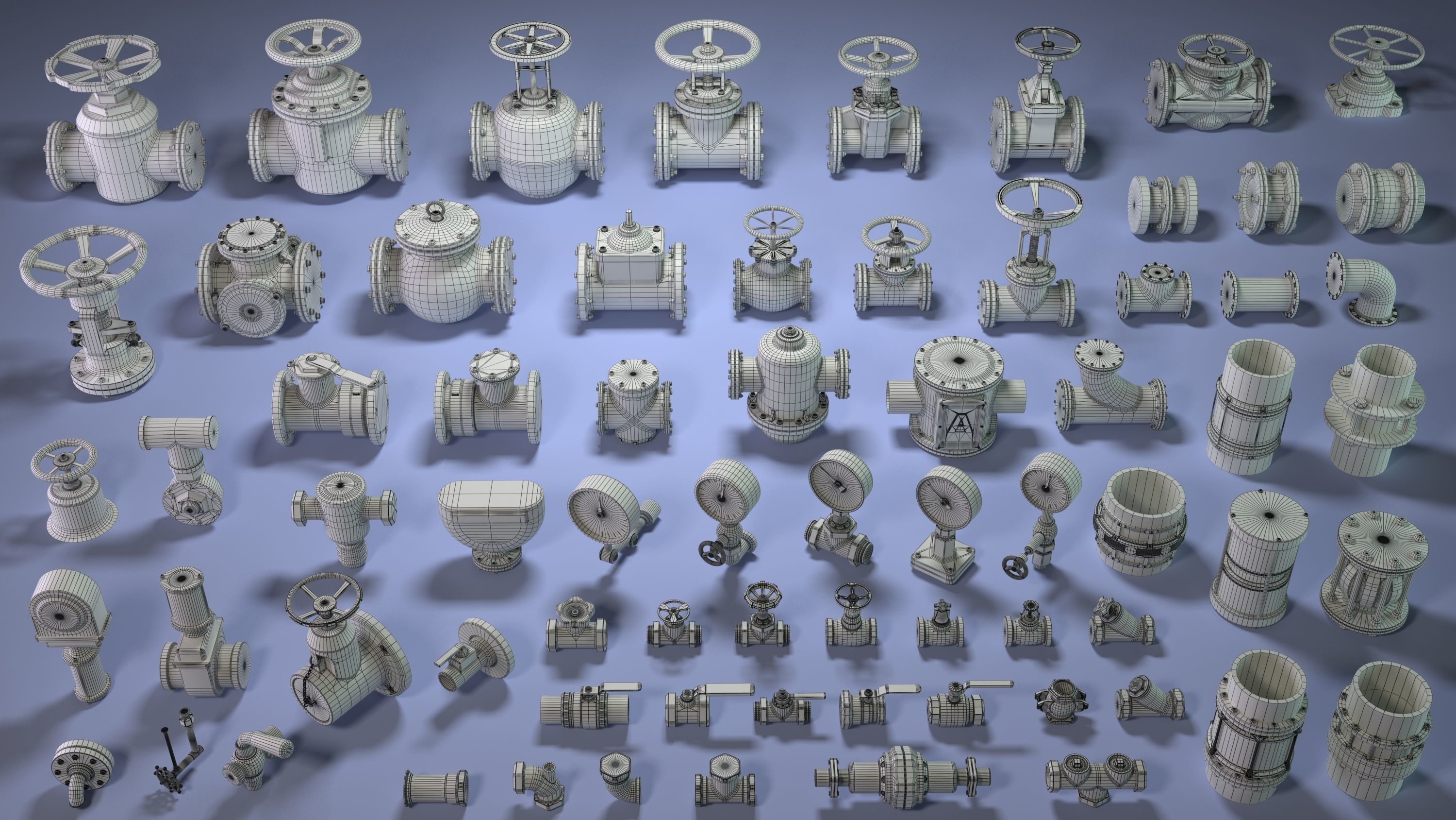 Industrial Kitbash 4 - 70 pieces 3D model | CGTrader