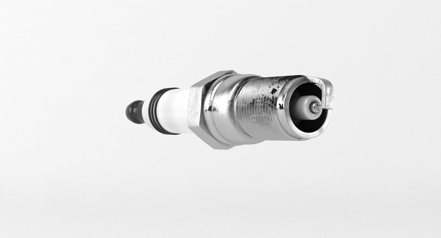 Spark Plug 3D model_3