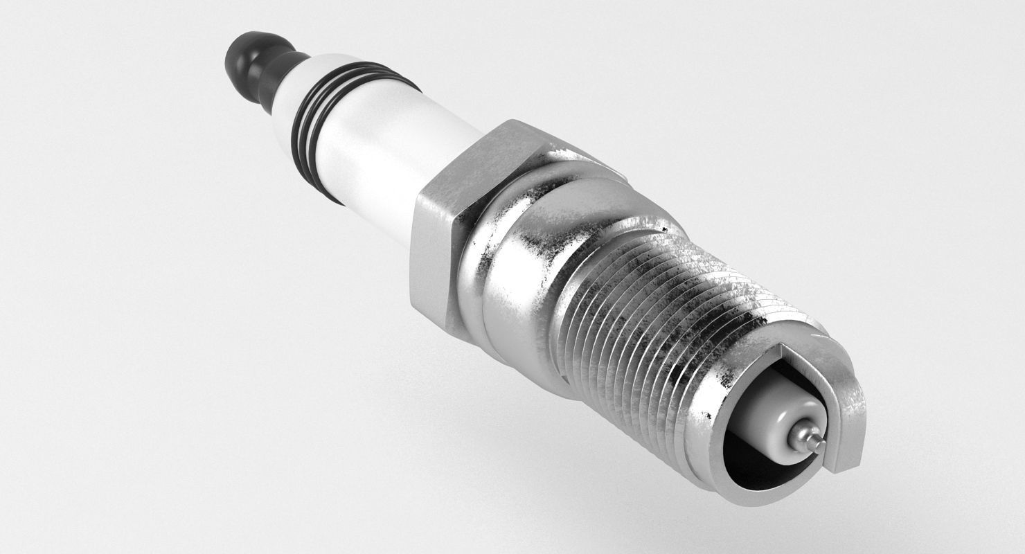 Spark Plug 3D model_1