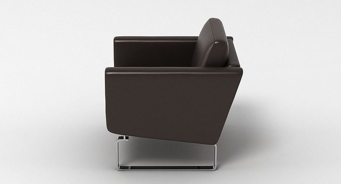 Hans J Wegner CH101 Chair 3D model 3