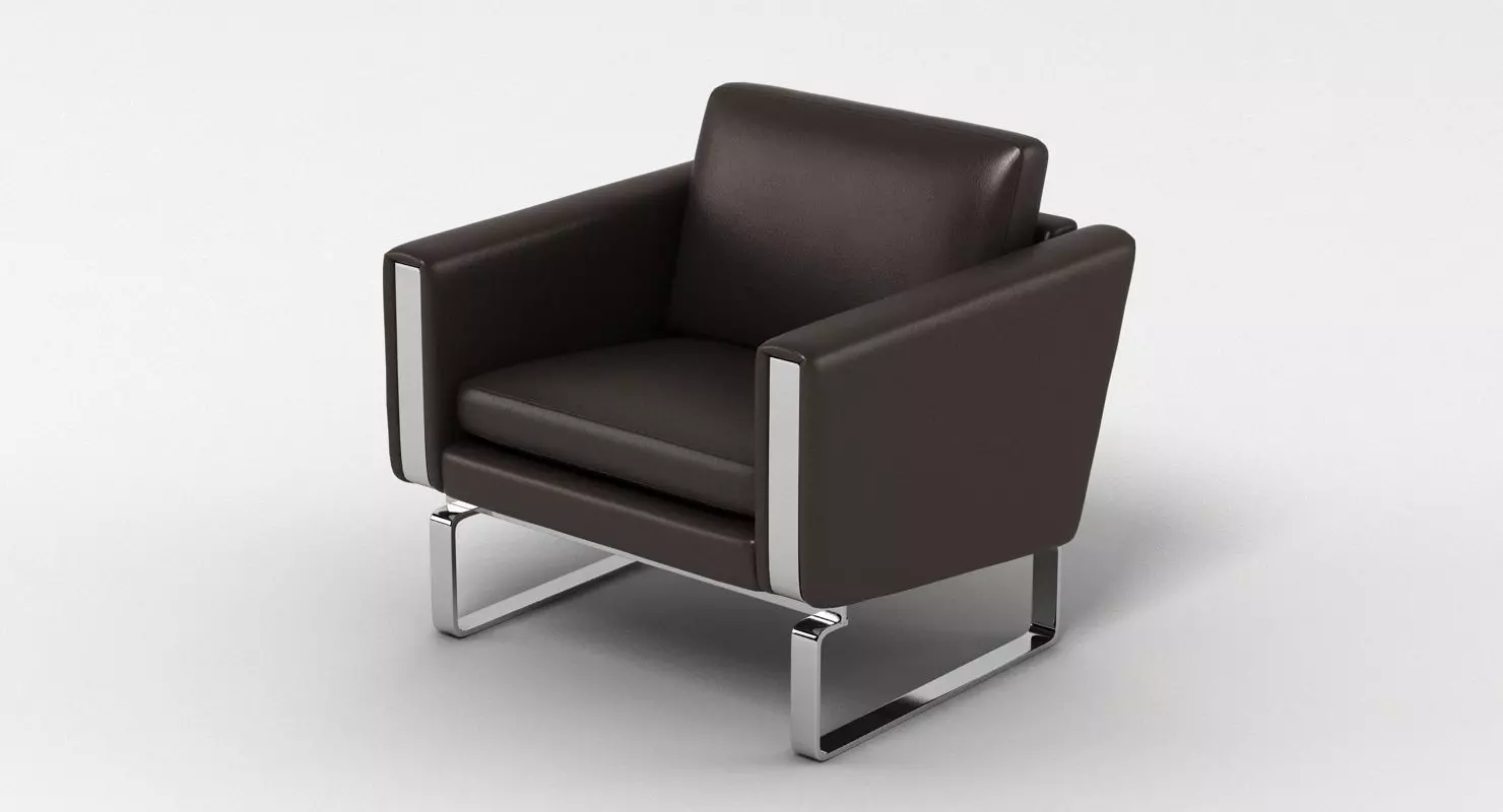 Hans J Wegner CH101 Chair 3D model