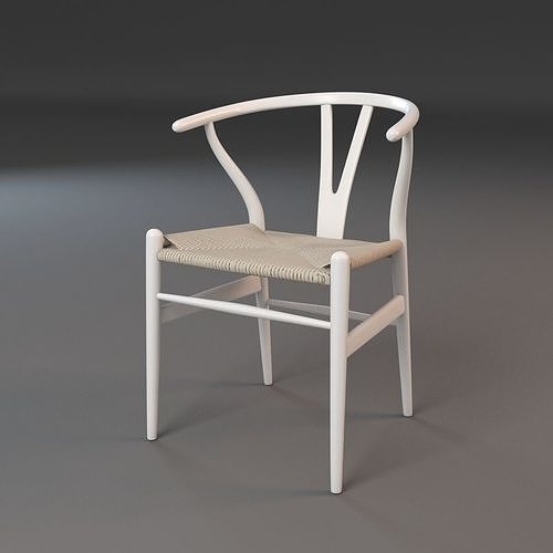 Wishbone Chair 3D model 6
