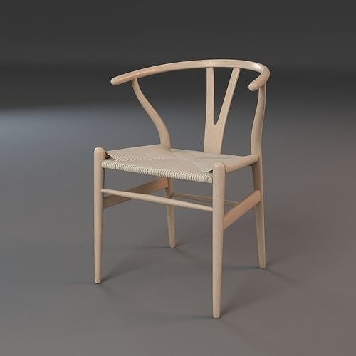 Wishbone Chair 3D model 4