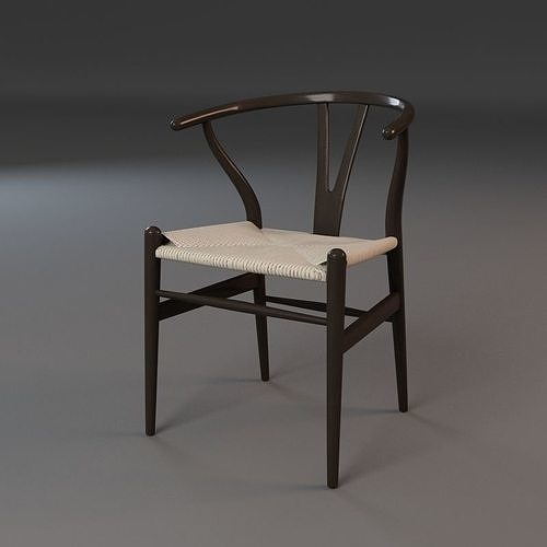 Wishbone Chair 3D model 7
