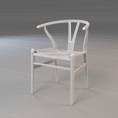 Wishbone Chair 3D model 5