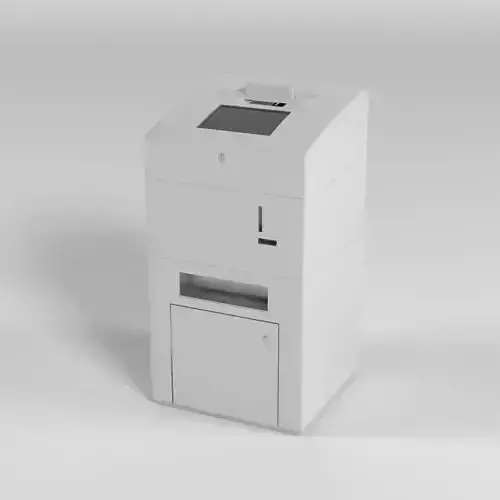 Bank Coin Counter Machine 3D model