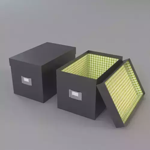 Stationery Storage Boxes 3D model