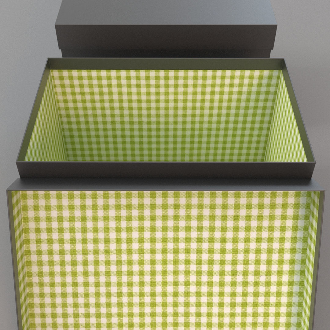Stationery Storage Boxes 3D model_4