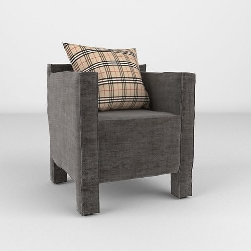 Baxter Chair 3D model 3