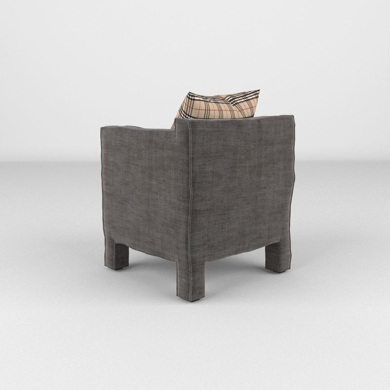 Baxter Chair 3D model_3